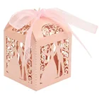 Favor Wedding Wedding Wedding Paper Box Favor Candy Box Bag New Craft Paper Pillow Shape Wedding Favor Gift Boxes