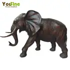 Brass Elephant Brass Statue High Quality Antique Brass Elephant Statue