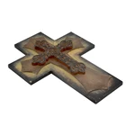 Cross Wood Cross Customized Wooden Crafts Decorations Designs Olive Christian Gift Cross Crucifix Wood
