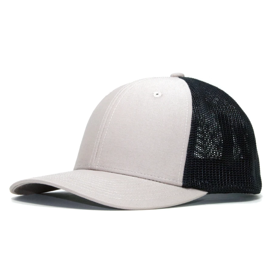 blank fitted mesh hats