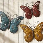 Home Decoration Wall Decoration Metal Wholesale Metal Butterfly Home Decoration Wall Art