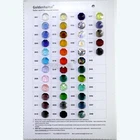 Hole Glass Beads GOLDENHAITAI 14mm 2 Hole Crystal Glass Octagon Beads Coloured DIY Top Quality Loose Chandelier Parts