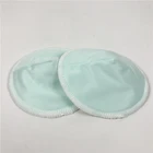 China Eco Friendly Naughty Baby Reusable Waterproof Contoured Bamboo Charcoal Cotton Feeding Washable Nursing Pads
