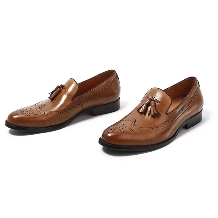 stylish leather loafers