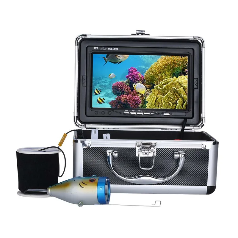 9" Portable 15M 1000TVL Fish Finder Underwater Fishing Camera for Ice/Sea/River 