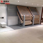 Vertical Stands Metal Rack Display Vertical Side Sliding Metal Display Rack Tiles Stands Tile Displays