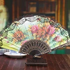 Folding Fan Fanscreen Print Cheap Plastic Spanish Floral Folding Hand Fan For Sale