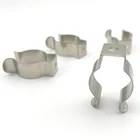 Clamp Led Lamp Spring Clamp Custom U Shape 304 Spring Steel T8 Clip / Clamp For Led And Lamp