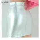 Leather Girl Skirt Leather Short Skirt Leather Sexy Girl Mini Short Pencil Skirt
