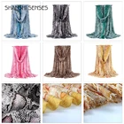 Scarves Digital Printed Scarf Hot Sell Ladies Square Silk Customize Digital Custom Services Snake Printing Chiffon Scarf