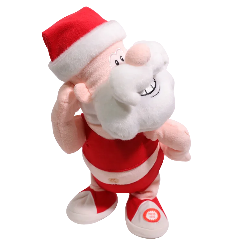 singing plush santa