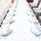 Clothes Wholesale Polyester Custom Printed Restaurant Wedding Table Clothes