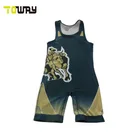 Singlets Wrestling Singlet Pattern OEM Service Unisex Funny Wrestling Singlets