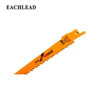6 Blades Wood Blade High Quality Customized 6 Tpi Ground Teeth 1pcs/Blister Card Reciprocating Saw Blades Cutting Wood