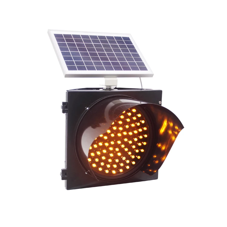 solar amber flashing light