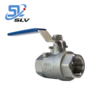 Valve Lever 3 Way Valve 3 4 5 Inch Ball Valve Stainless Steel Pn16 Pn63 Wrench Lever Operated 2pc Valve