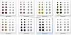 Amethyst Earrings Earrings Fantasy Amethyst+Clear Color Cubic Zirconia 316L Hypoallergenic Stainless Steel Stud Amethyst Earrings Set 10Pairs/Bag