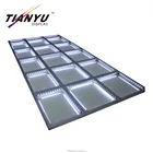 Floor Portable M Series Glass Floor Glass Dance Floor For Trade Show/shopping Mall