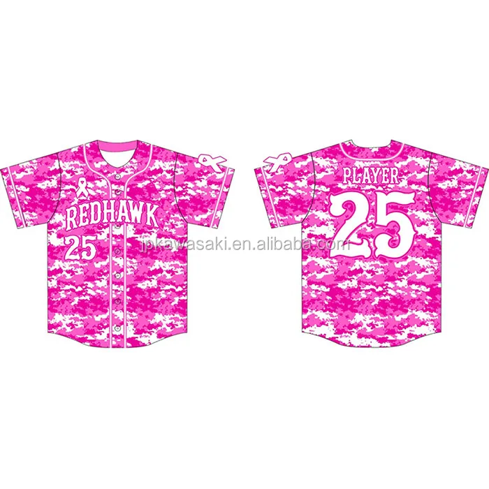 hot pink baseball jersey