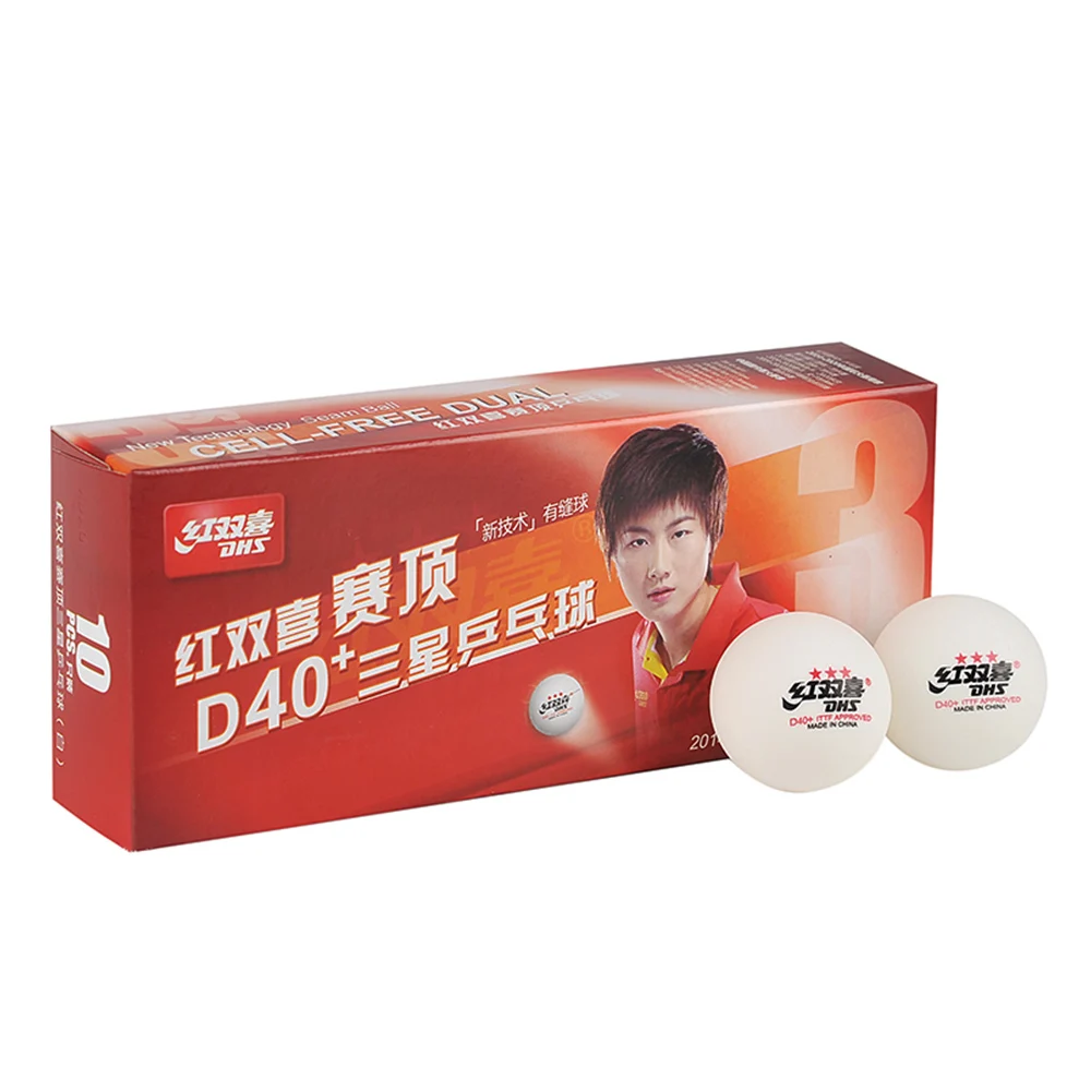 20 DHS D40 Pack of 6,10,15 3-Stars Table Tennis Balls Plastic Ping Pong Balls 