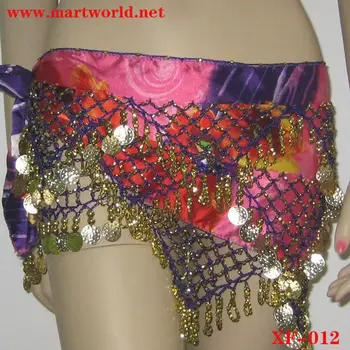 sexy belly dance beaded and coin belts (XF-012)