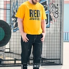 Short Sleeve Men's T Shirt Customized Summer Loose-Fitting Casual Fattening Up Short Sleeve Men's Cotton T Shirt