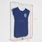 T Shirt Clear Acrylic Football T Shirt Frame/ Jersey Display Box Case With Lock