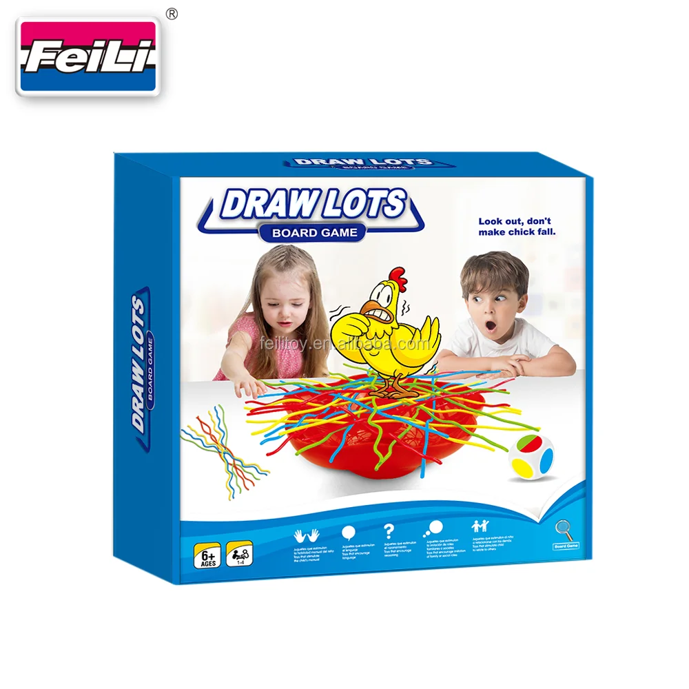 funny children play game draw lots indoor board game for kids educational games