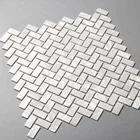 Mosaic Shell Mosaic Tile Price Hot-sale Natural White Herringbone Mosaic Tile Mother Of Pearl Shell