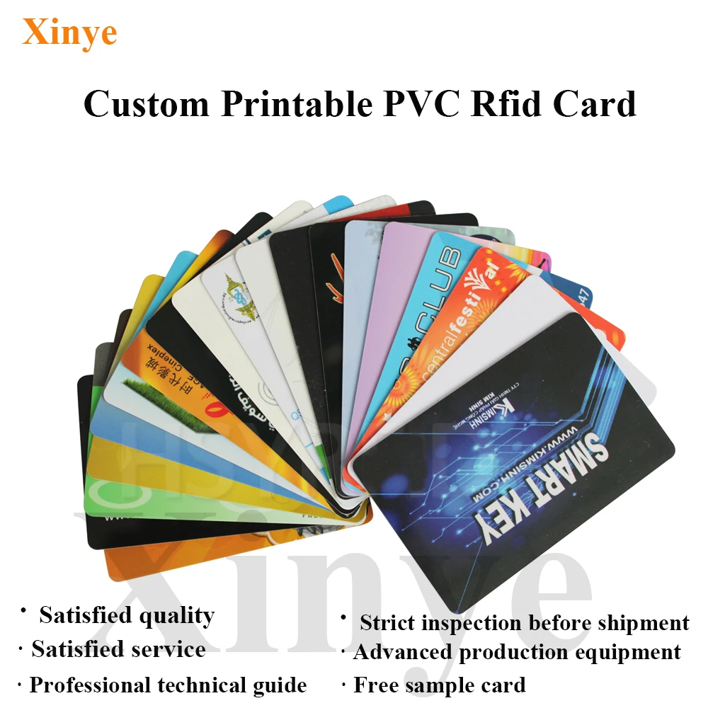 Tarjetas De Contacto Rfid Ic Chip Pvc Tarjeta Inteligente En