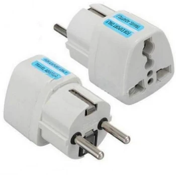 Universal 2 Pin AC Power Electrical Plug Adaptor Converter Travel Power Charger UK/US/AU To EU Plug Adapter Socket