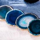 Promotional Reusable Personalised Custom Print Logo Brazilian Agate Coaster