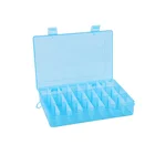 Plastic Box Plastic Storage Box Excellent Quality Purple 24 Grid Clear Plastic Storage Box With Dividers