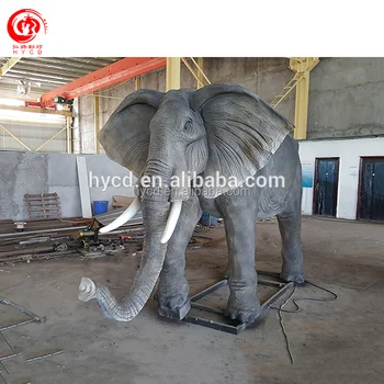 2018 hot sale life size simulation animal 3D elephant model artificial animal