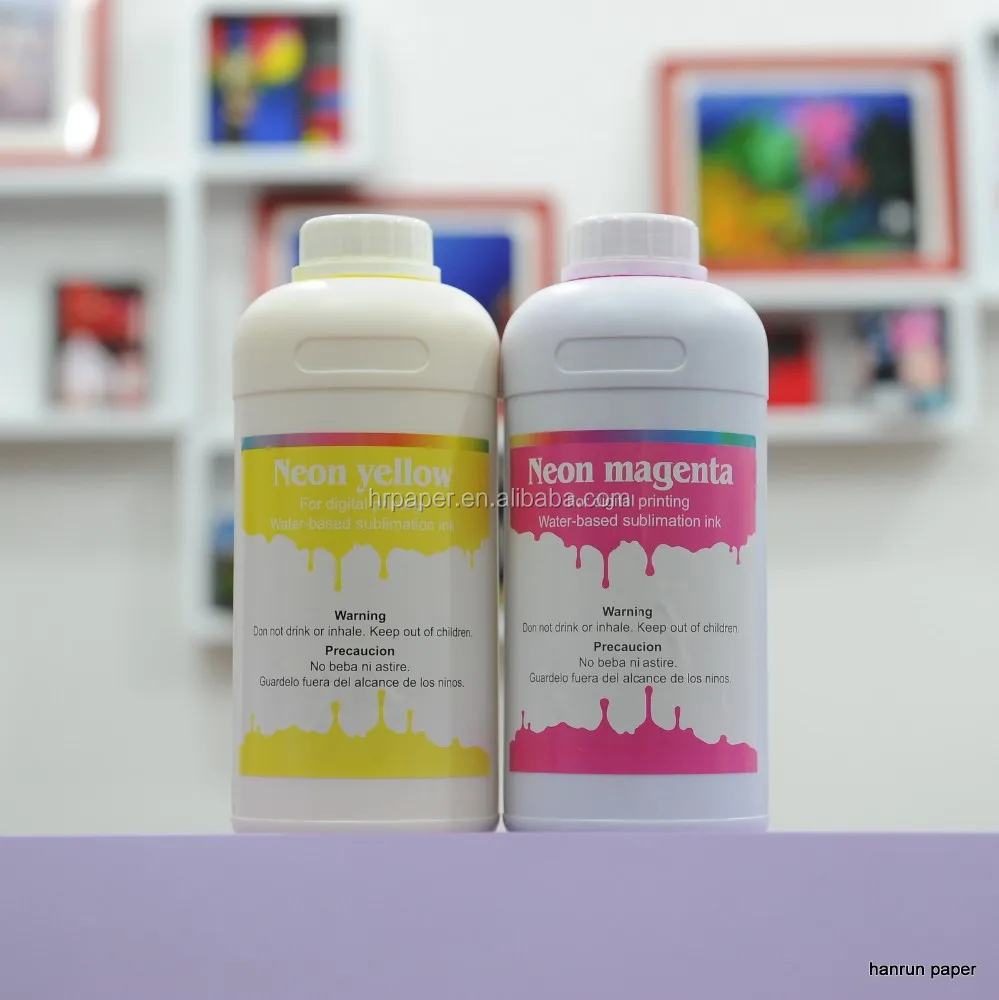 El neón fluorescente de Tinta de Sublimación de tinta magenta amarillo / para  sublimación textil, la comparación con Kiian/Sawgrass/J-Teck - China La  transferencia de calor, Sublimación proveedor de papel