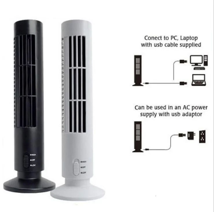 Mini USB Tower Fan 