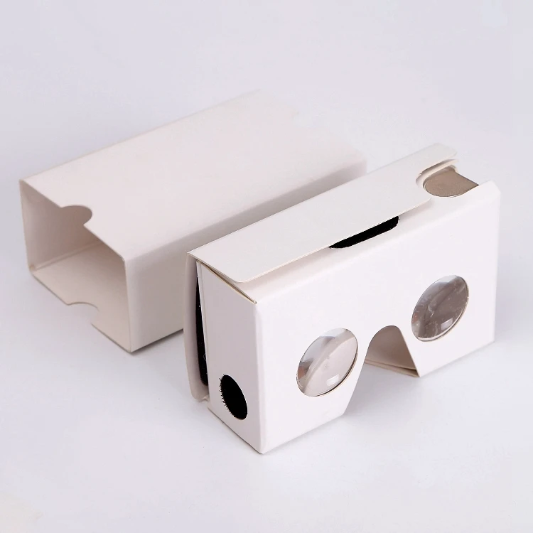 Custom Branded Cardboard V2 Vr Glasses Cardboard Reader Viewer Low Price Reality For Marketing - Buy Cardboard Vr Viewer,Custom 3d Virtual Reality Glasses,3d Glasses Virtual Reality Product on