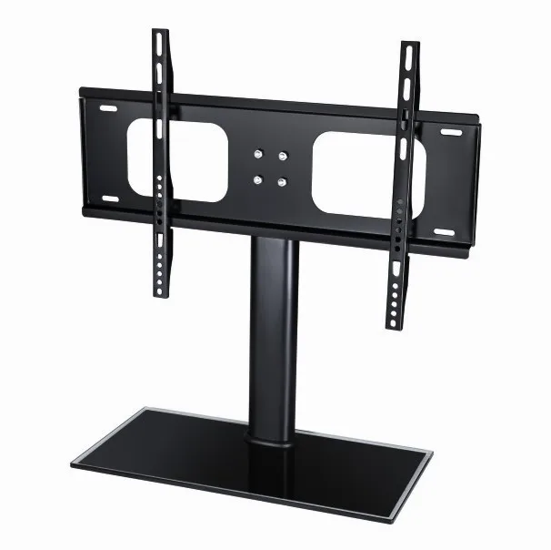 Verre TV Stand avec support pour 32-52 in LCD DEL Plasma 3D VESA jusqu'à 600x400 