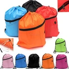 Bag School Sport Drawstring Polyester Bag String Drawstring Backpack Cinch Sack Gym Bag Polyester School Sport Pack