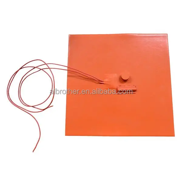 Pizza Delivery Bag Heating Element 12&quot; Silicone Heater Pad 24V w/ Thermostat 75C