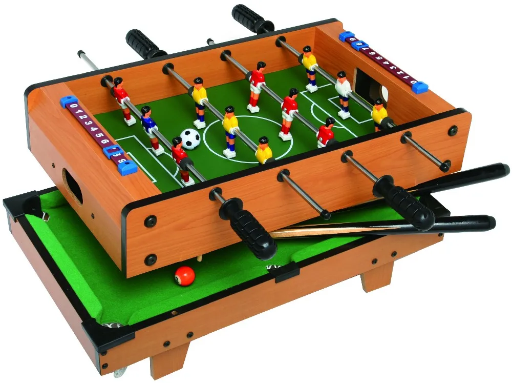 2 In 1 Table Sports Football & Air Hockey Game Set