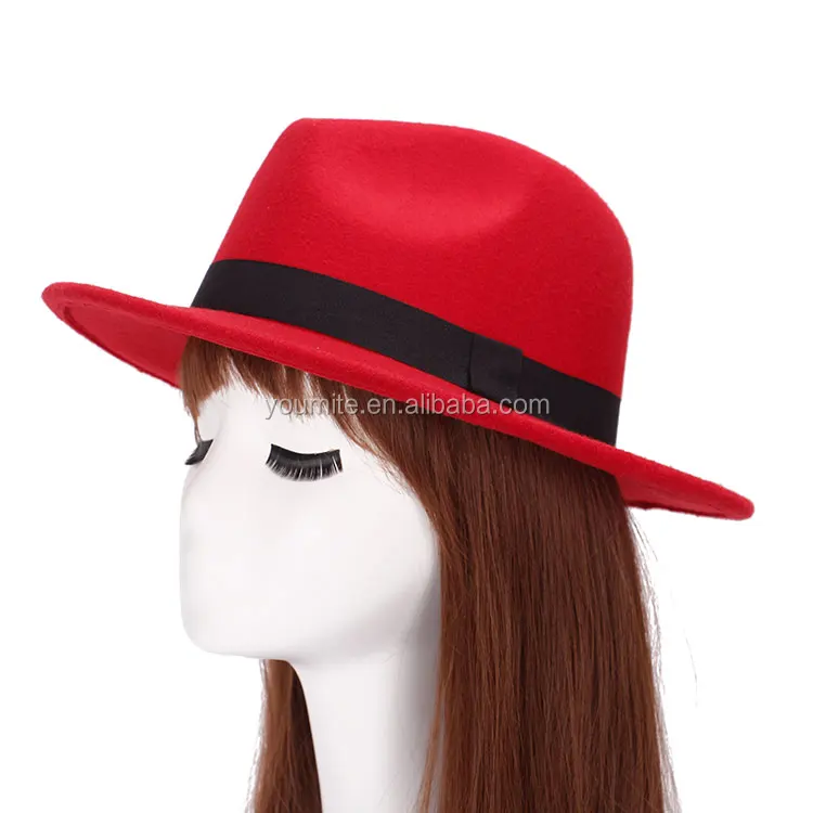 Cheap Flat Top Fedora Party Hats 