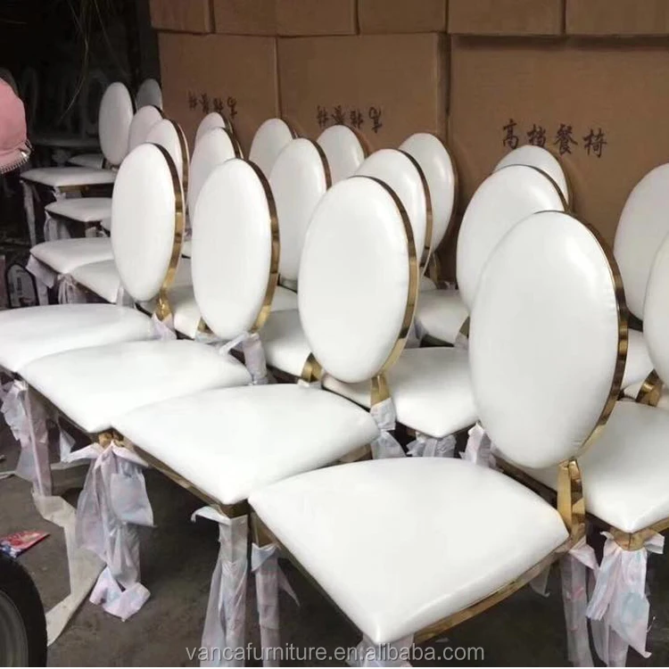 metal furniture sets dining room chair wedding dinning chairs luxury gold metal hotel chairs for event