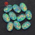 Synthetic Good Quality Rock Crystal With Synthetic Opal Doublet Fire Opal Gemstone Price