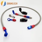Ptfe Brake Hose 1/4' Flexible Ptfe Hydraulic Hose Tube Braided Ptfe Brake Hose Long Using Life And Non-aging