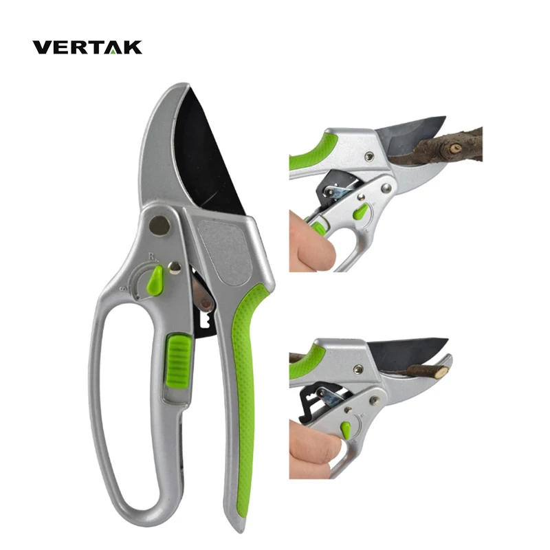 Vertak Global Patent Innovation In Aluminium Ratchet Garden Pruner