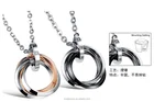 Ring Necklace Necklaces Ring Necklace Ebay Quick Sell Hot Sale Accessories Jewelry Simple 3 Ring Necklace Couple Fashion Couple Pendants Chinese Zircon Necklaces