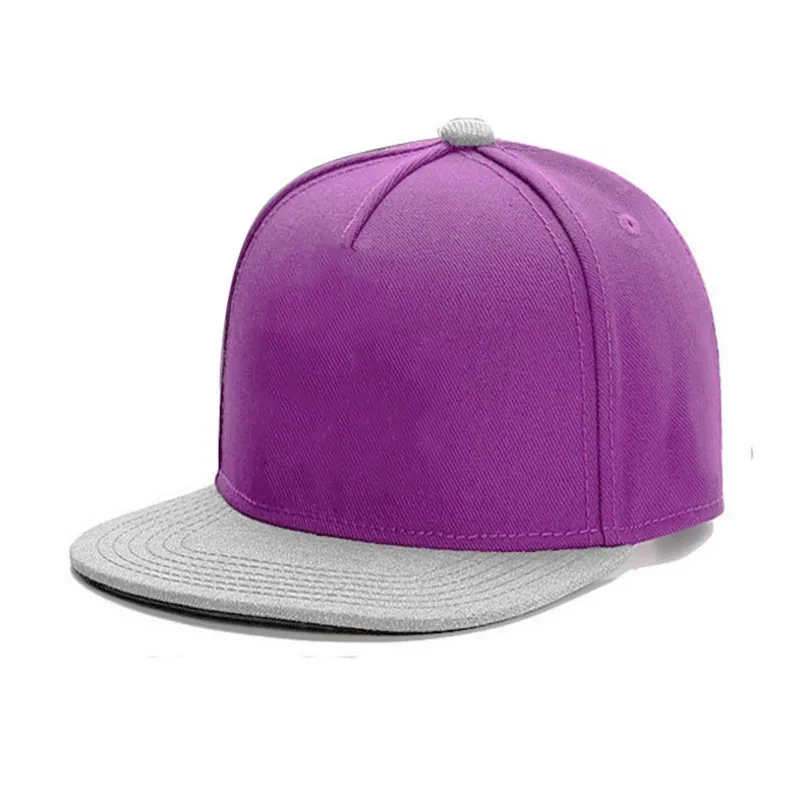 Unionpromo Unisex Colorful Nylon Plain Snapback Hats Common Fabric Style for Adults