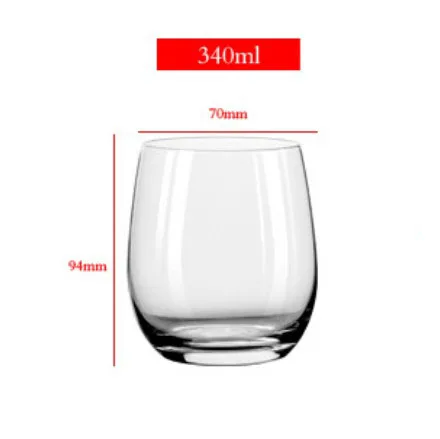 Customized Machine Made Cheaper Price 12oz Crystal Wine Glass Sublimation Tumblers Drinking Stemless Wine Glass