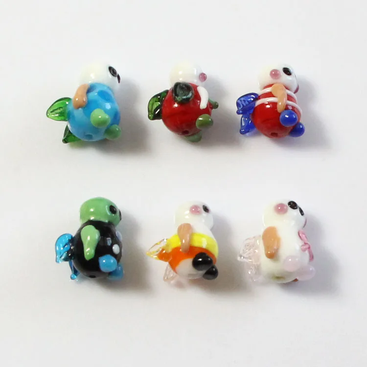 lampwork glass animal beads